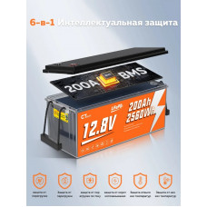 CTOLITY CT200-12 — Литий-железо-фосфатный аккумулятор 2560 Вт·ч