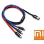 Baseus Cable Three Colors Series 3 in 1 120 см