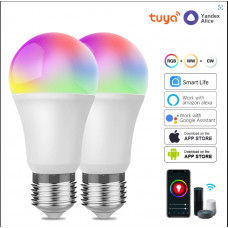 Умные светодиодные лампы TUYA с поддержкой Wi-Fi, E27 9W Smart Life