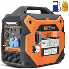 Гибридный инверторный генератор TecEner TE3500Gis газ/бензин